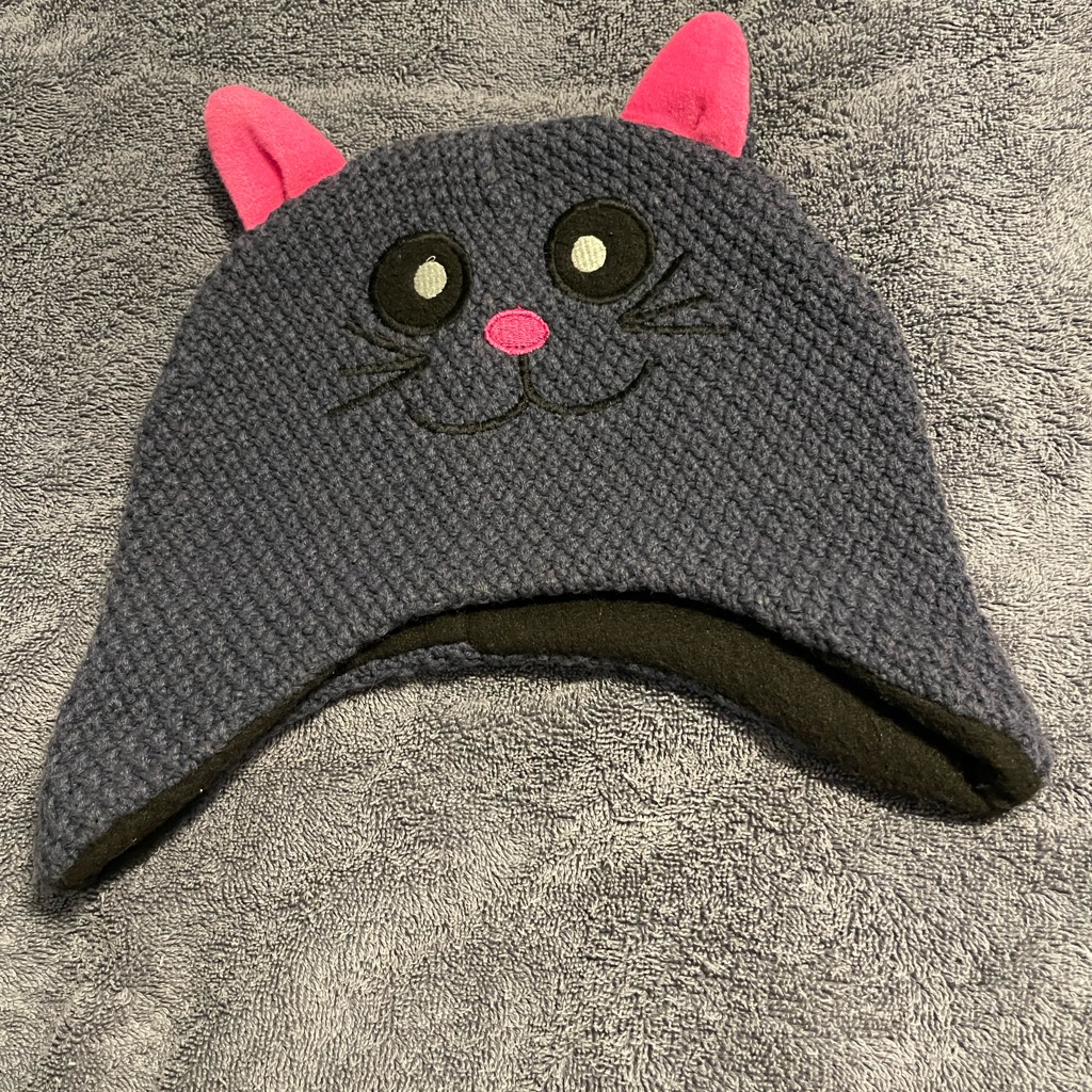 Brand New Gray Kitty Hat